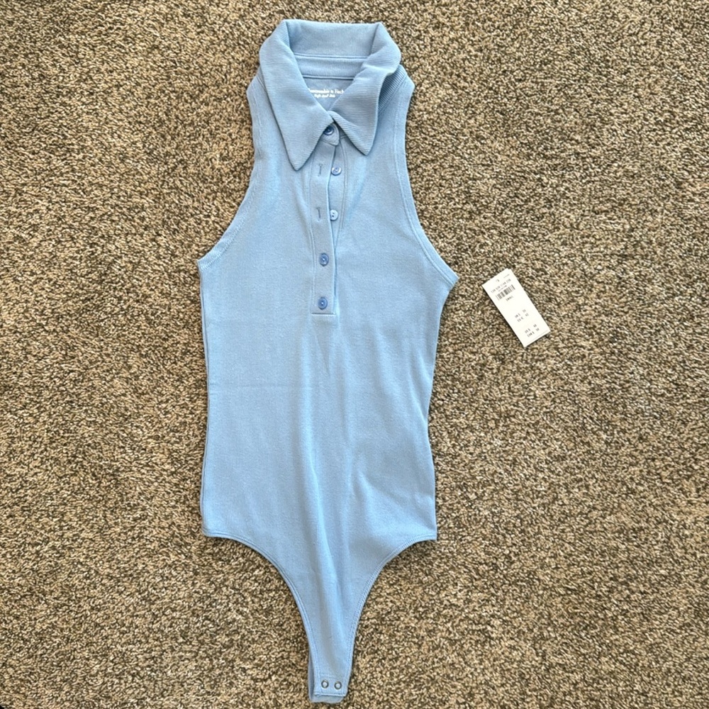 Abercrombie & Fitch collard bodysuit